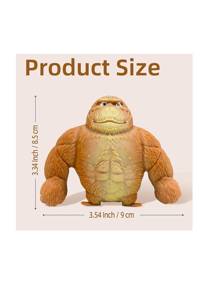 HASSM Mikakus Stretchy Sand Filled Squishy Monkey Toy, Squishy Squeeze Toys for Anxiety and Stress Relief, Squishy Toys for Adults and Kids, Perfect Easter and Birthday Gift - Image 4